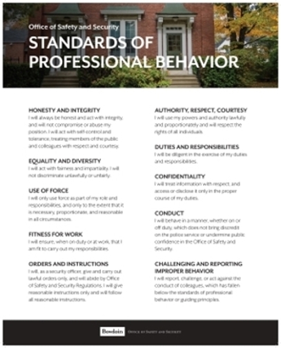 Standards of Professional Behavior