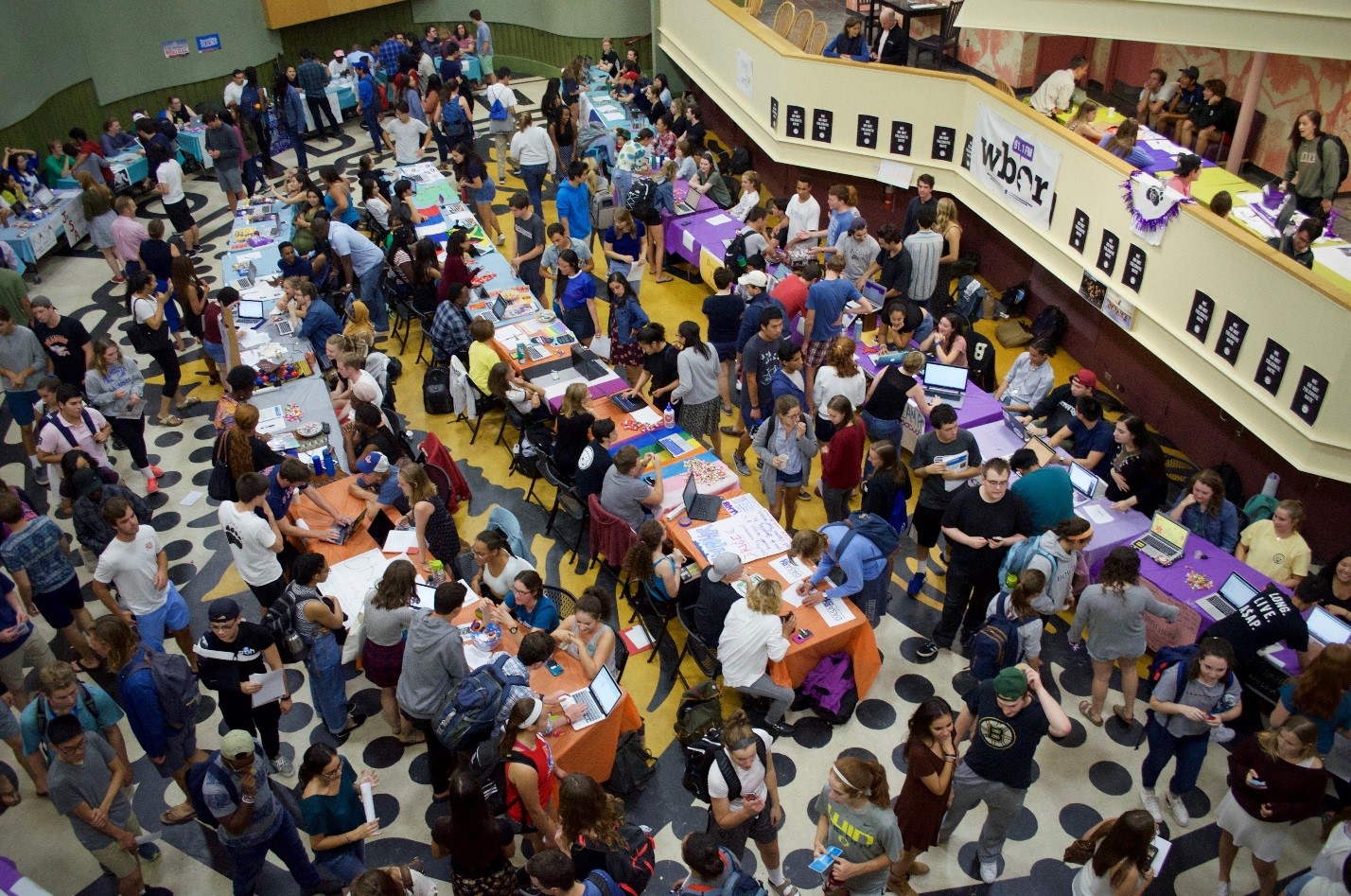 Student Activities Fair in the Smith Union