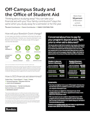 off-campus study tip sheet
