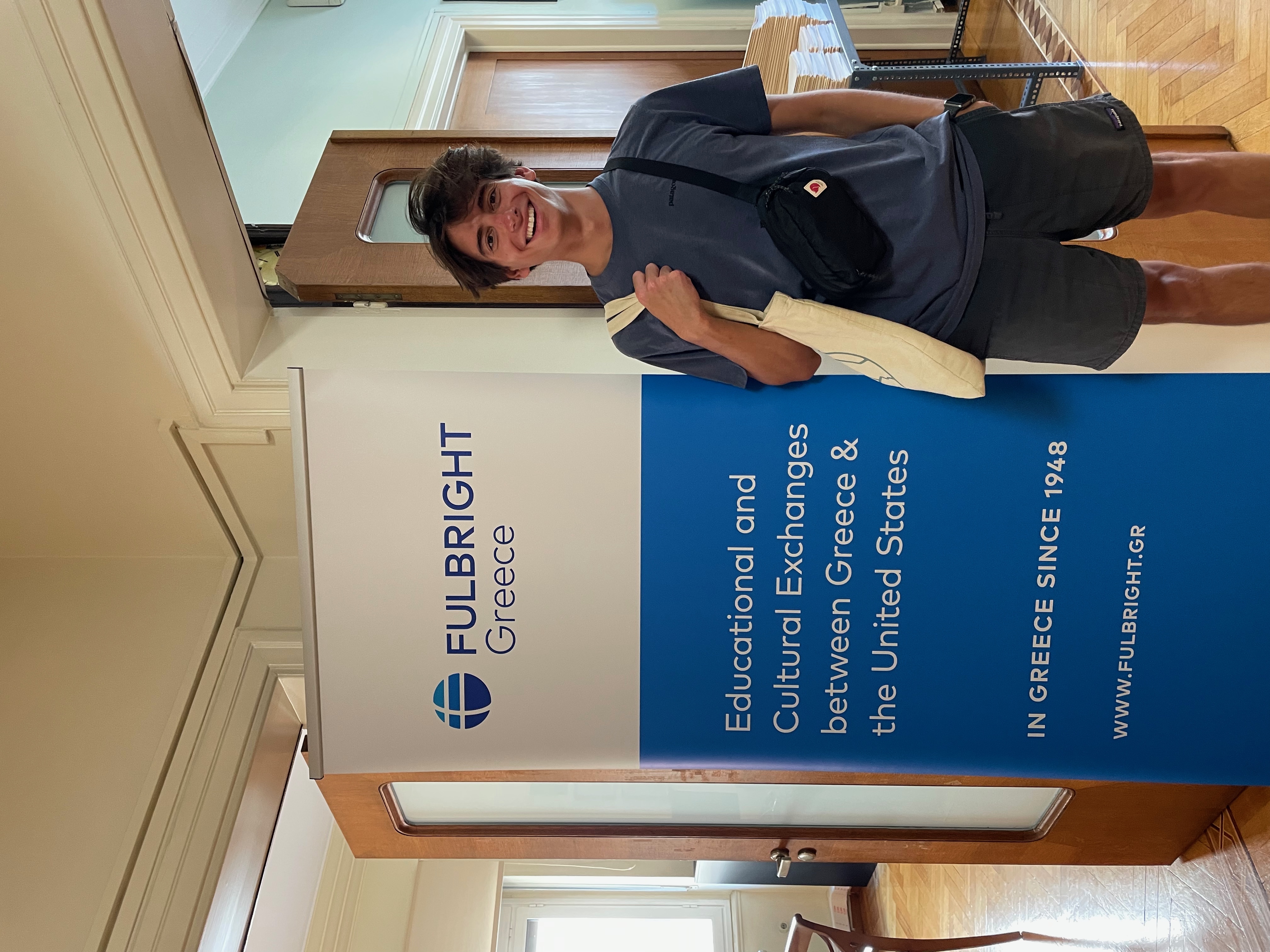 Thomas Daley '22 served as a Fulbright English Teaching Assistant in Greece from 2023-2024.