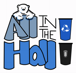 All in the Hall graphic with a polar bear