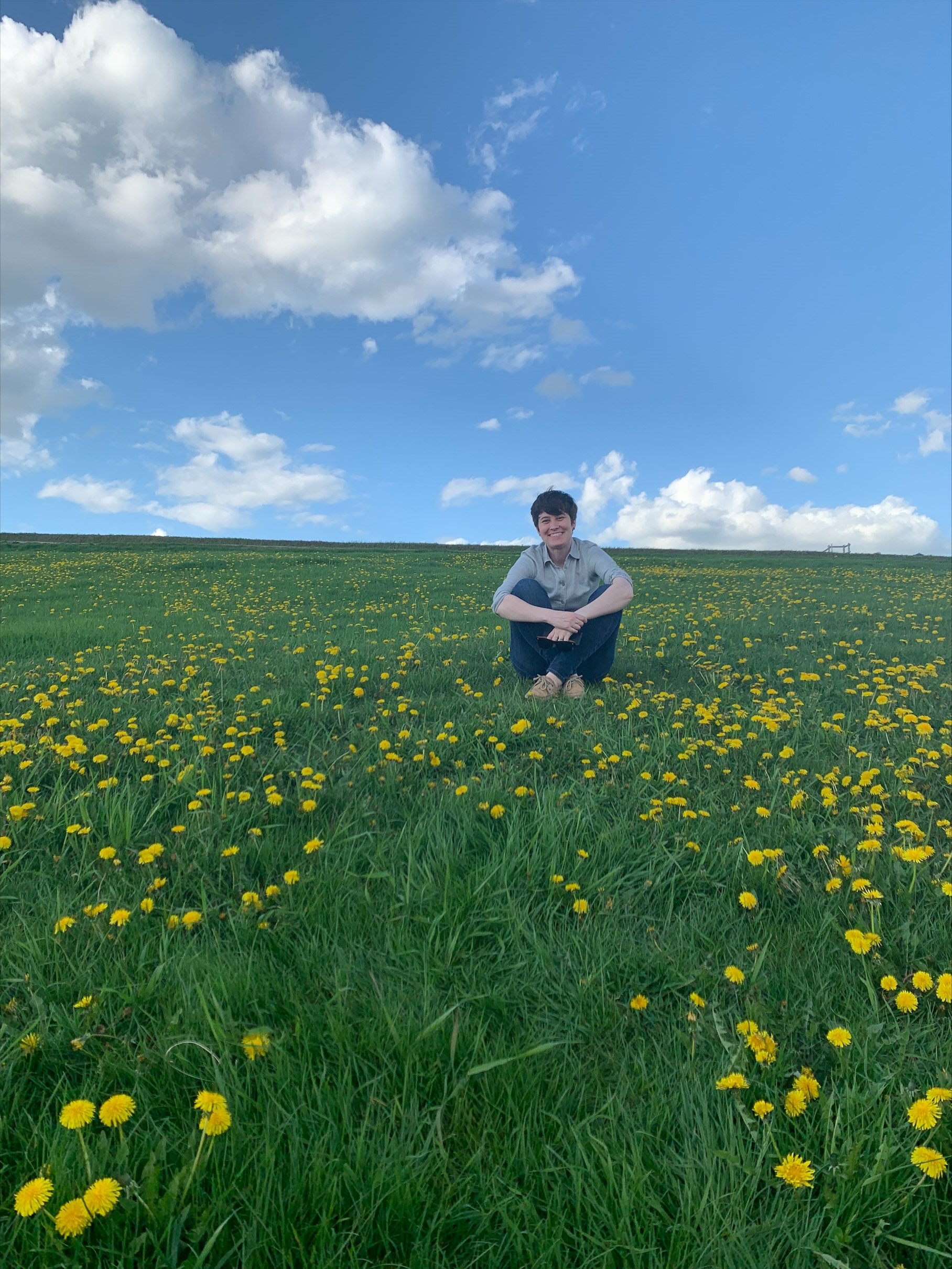 Christina in a meadow