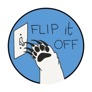 flip it off logo