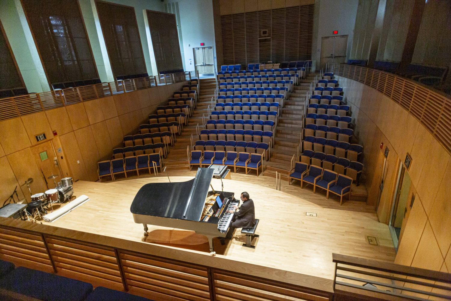 Inside view of Studinski Recital Hall
