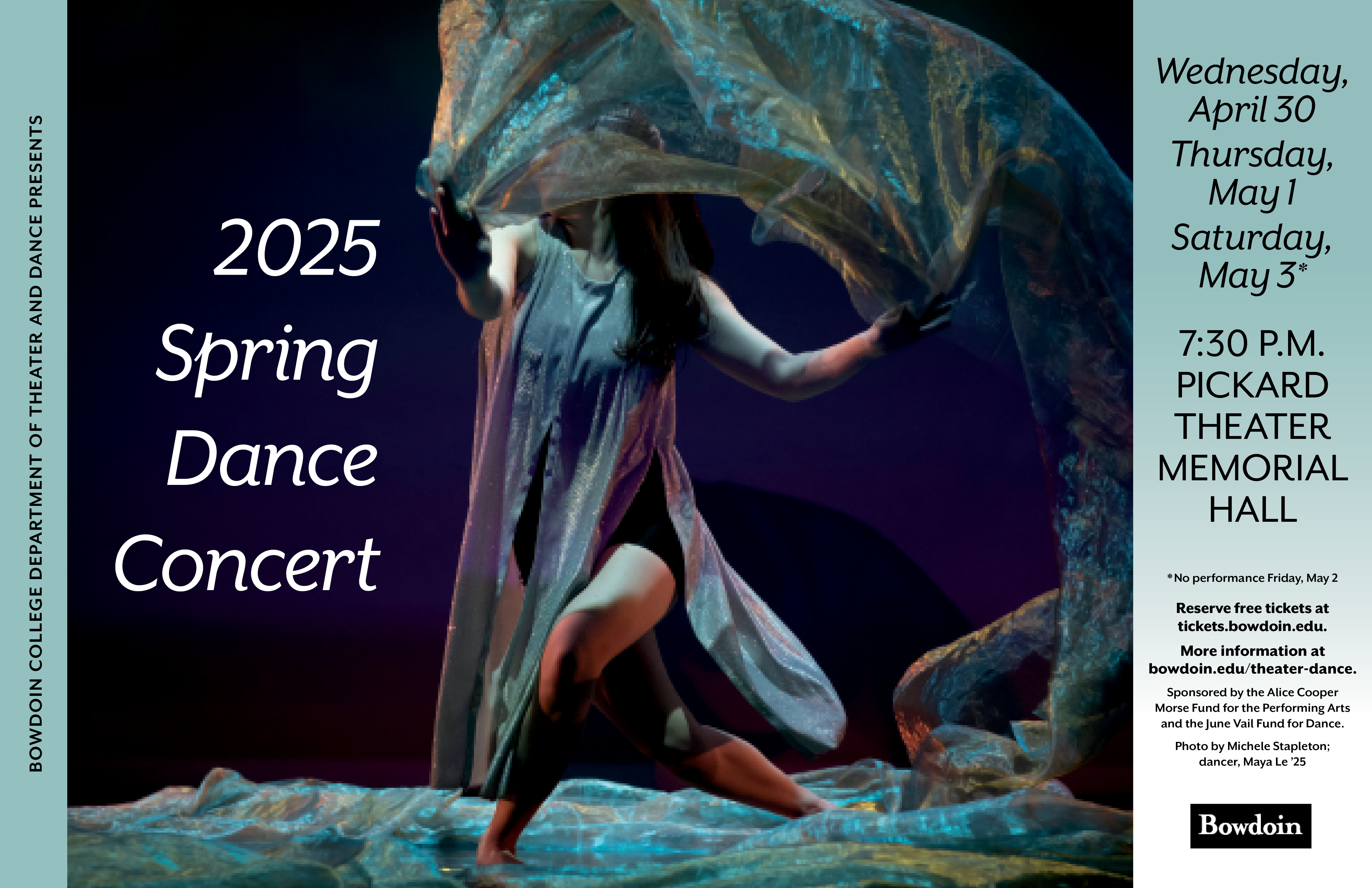 Dancer surrounded by veil.