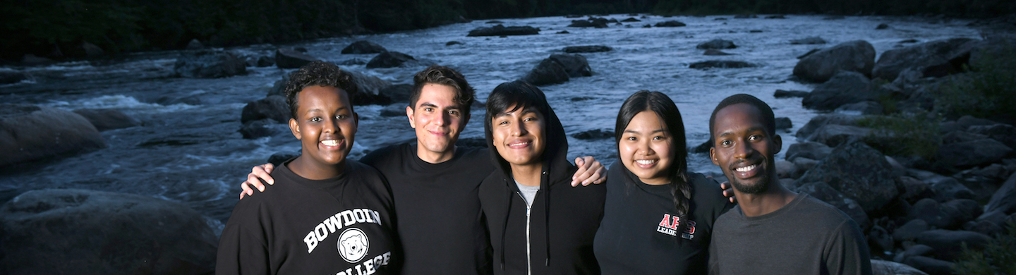 Group of smiling students