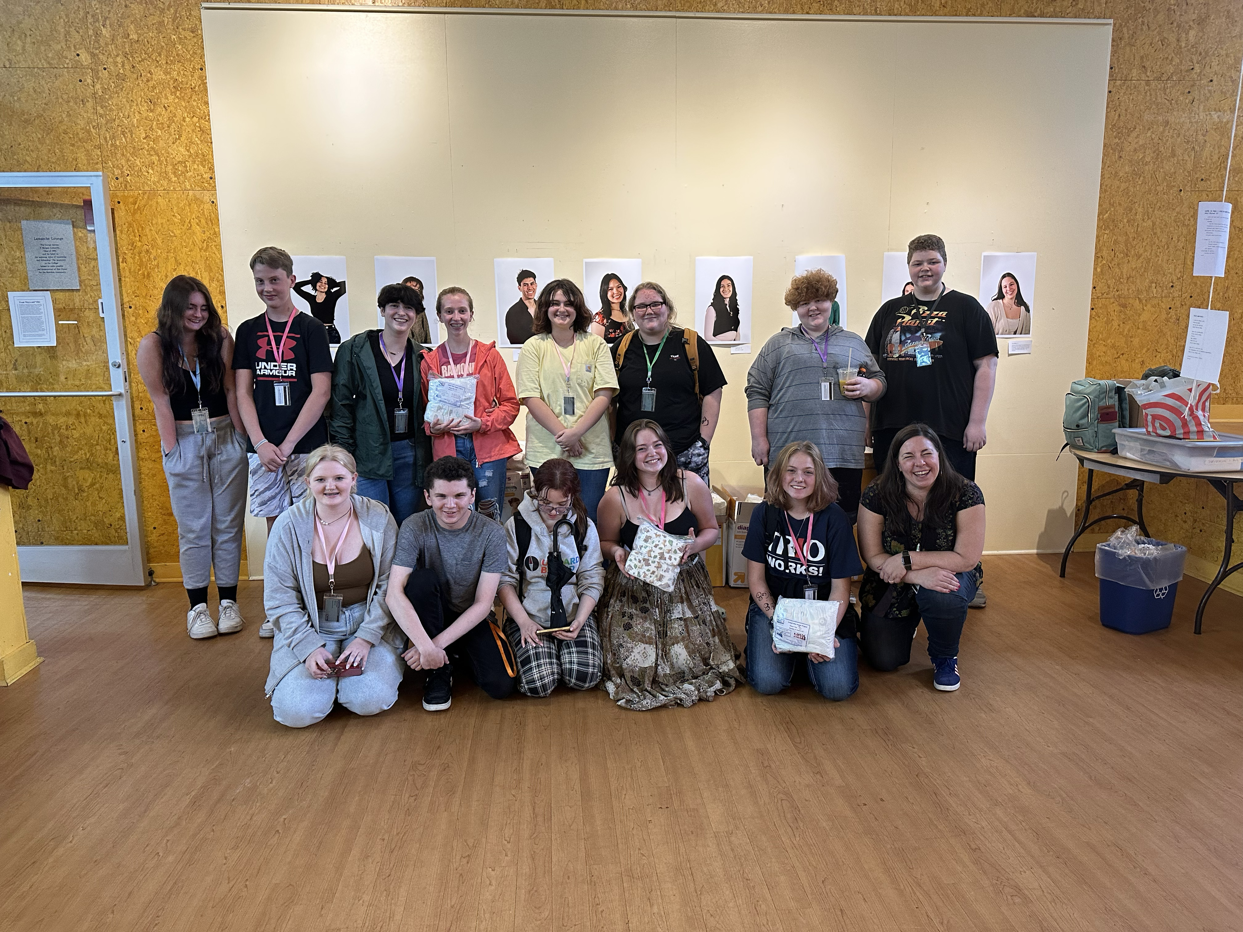 Diaper packing for service day