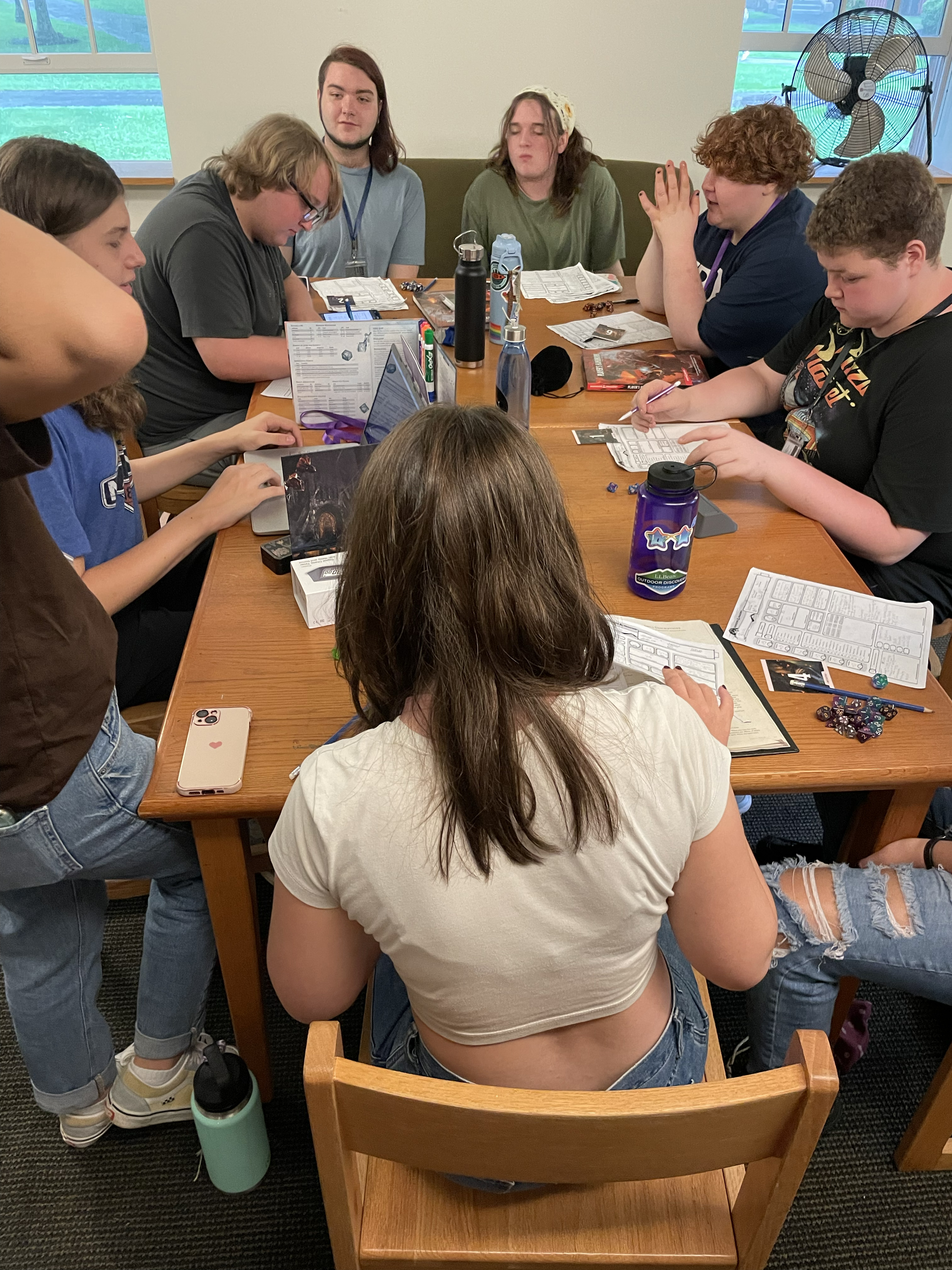 Table top games in the dorm