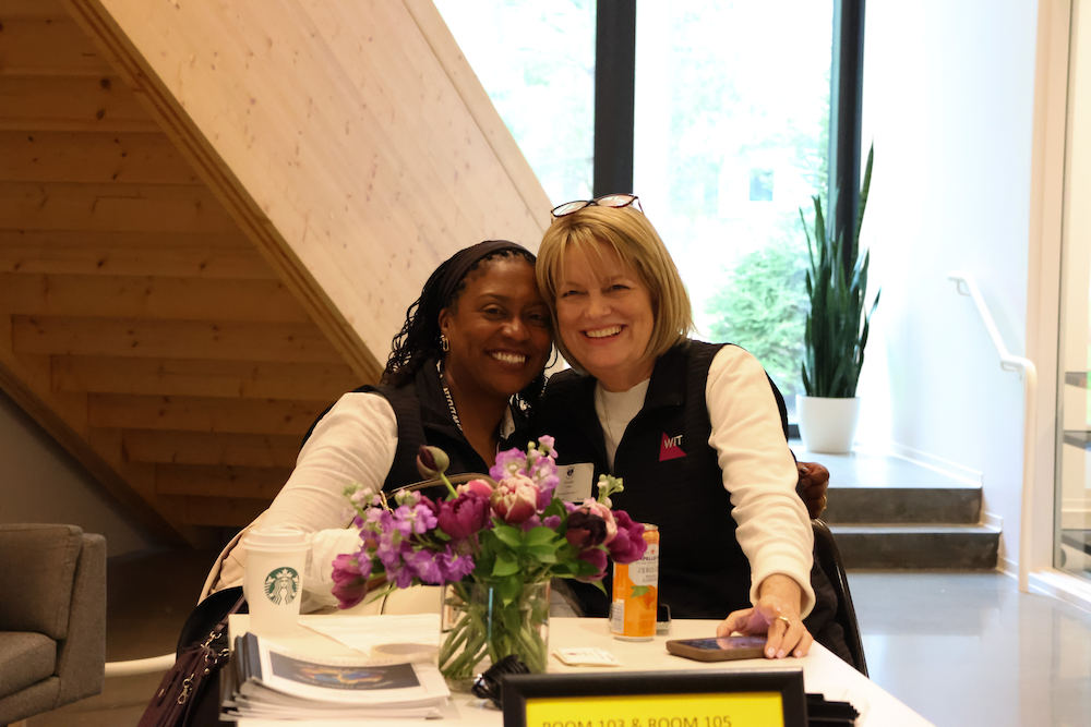 Sherri Castanzo and Susan Foster smiling for photo
